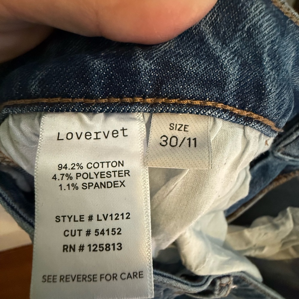 Lovervet cropped wide leg denim